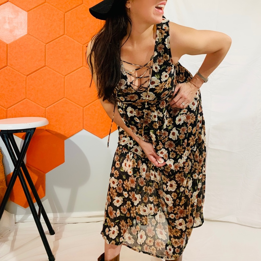 Asymmetrical Boho Maxi Sundress ☀️